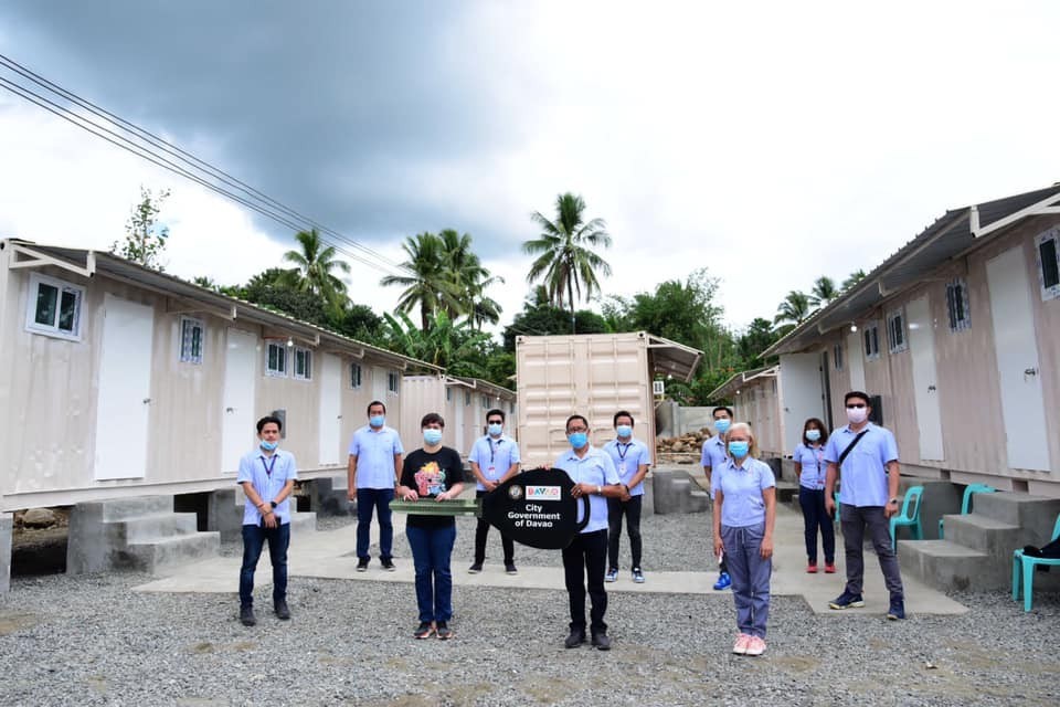 Covid-19 facility donated by the Jesus V. Del Rosario Inc. at Brgy. Malagos