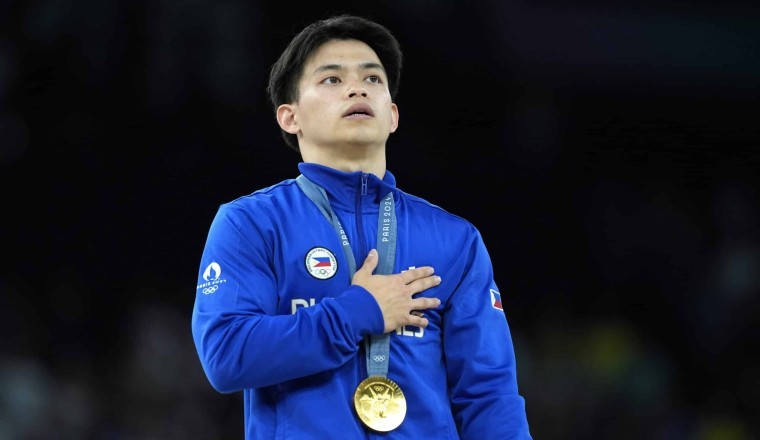 Carlos Yulo made history after winning two gold medals in the Olympic vault